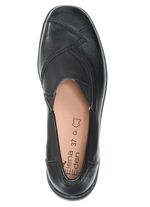 ELENA EDEN, klassicher Damen-Trotteur, Weite G, mit herausnehmbarem Fussbett SCHWARZ