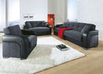 Funktions-Polsterm&ouml;bel aus hochwertigem Kunstleder SCHWARZ-ANTHRAZIT