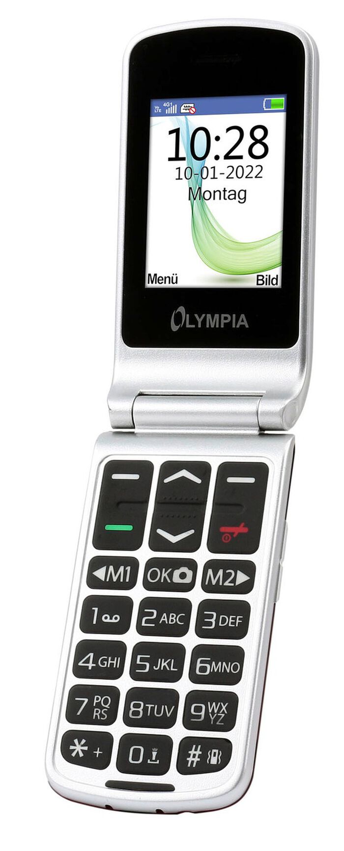 Olympia Style-Duo Klapphandy mit extra grosser Schrift 