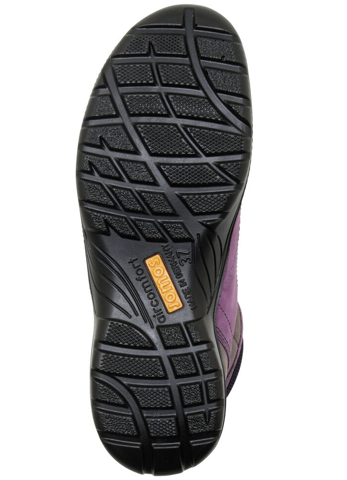 Schnür-Stiefelette in interessanter Farbkombination VIOLA-KHAKI-SCHWARZ