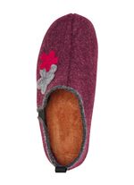 Laurina Hausschuh mit kontrastfarbener Applikation 