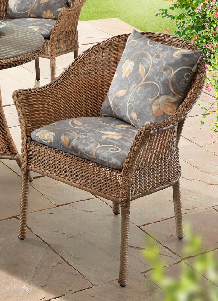 Sitzkissen &raquo;Valetta&raquo;, zu Gartenm&ouml;bel Bamberg, 2er-Set 