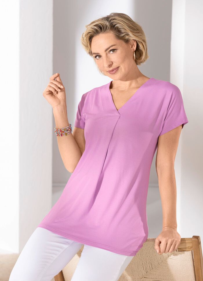 Shirt mit V-Ausschnitt 