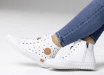 Gemini, sommerliche Damen-Boots, Weite G, mit herausnehmbarem Fussbett WEISS