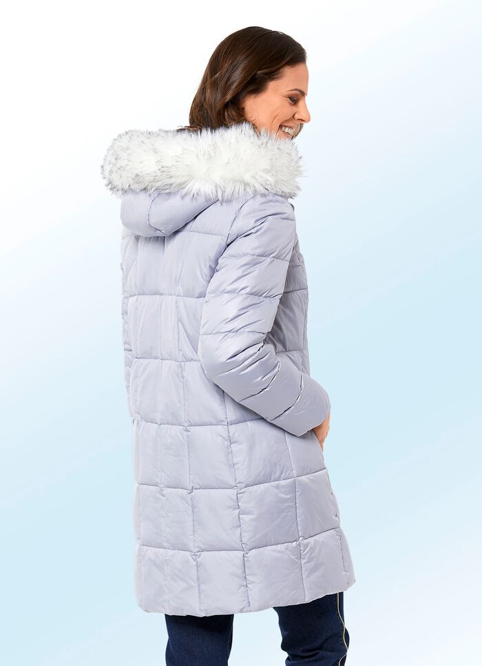 Kurzmantel mit abnehmbarer Kapuze 