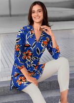 Shirt-Tunika mit farbbrillantem Druck 