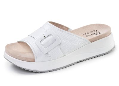 ELENA EDEN, modische Damen-Pantoletten, Weite G, mit herausnehmbarem Fussbett 