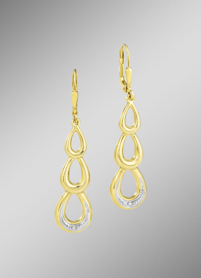 Ohrringe mit Diamanten 