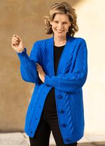 Strickjacke in Strukturmix 