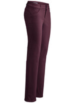 Magic-Jeans in 5-Pocket-Form BORDEAUX