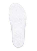 Zweierpack klassische Damen-Pantoletten, Weite H, mit Klettverschluss 1X WEISS, 1X SCHWARZ