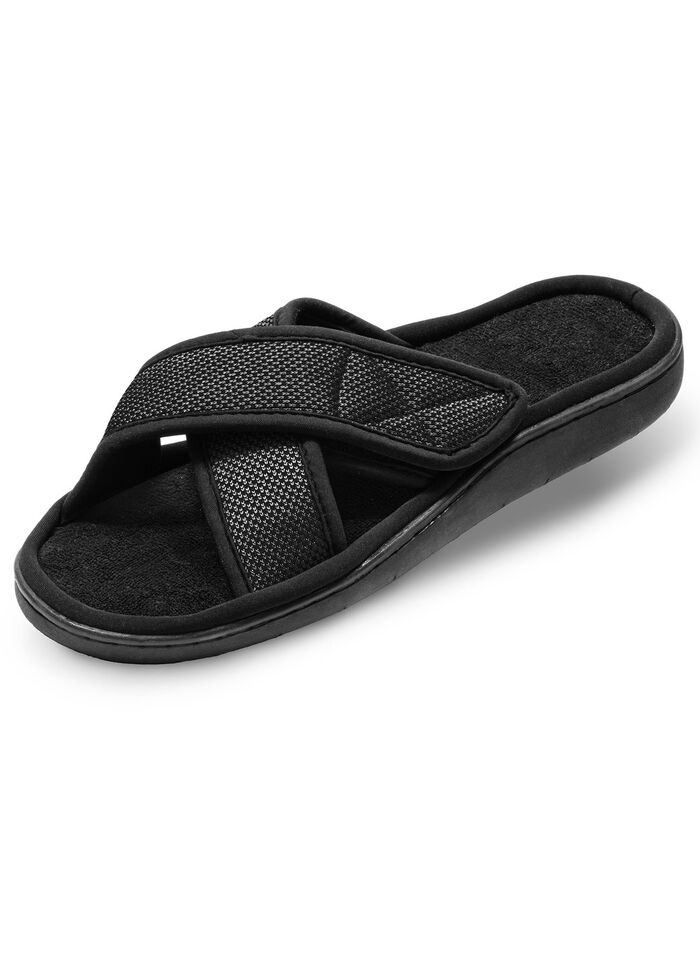 Relax-Cross Slipper für drinnen und draussen SCHWARZ
