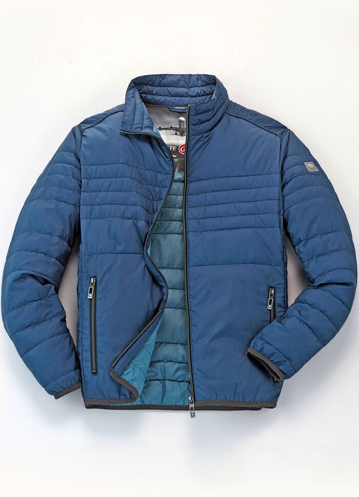 Steppblouson von &laquo;Gate One&raquo; MITTELBLAU