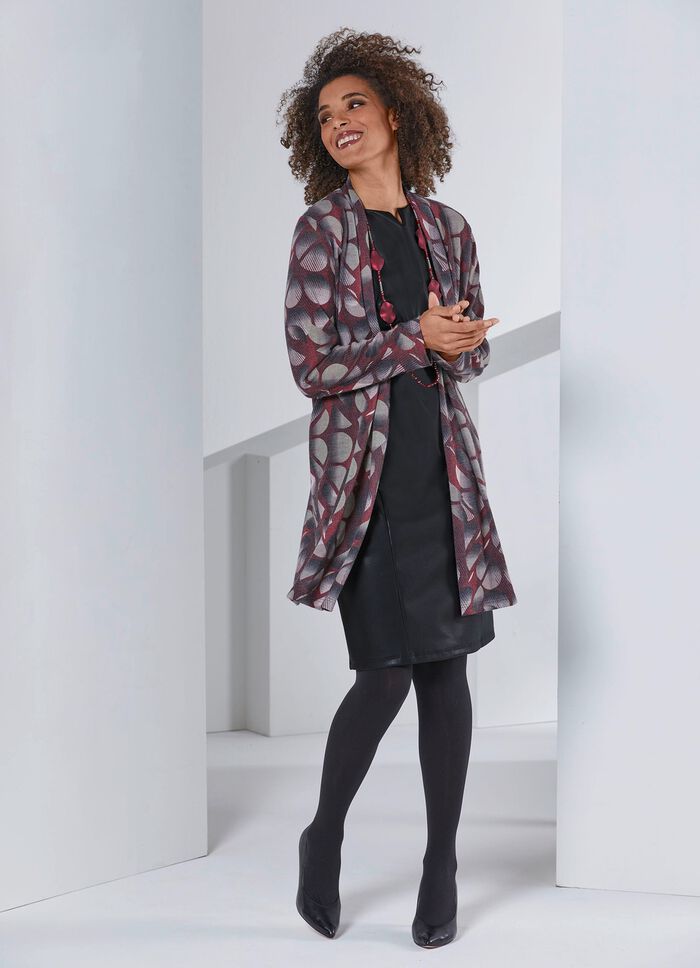 Kleid aus Lederimitat 