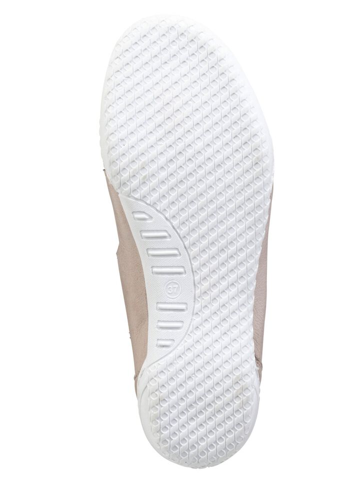 ELENA EDEN Slipper aus weichem Nappaleder KIESEL