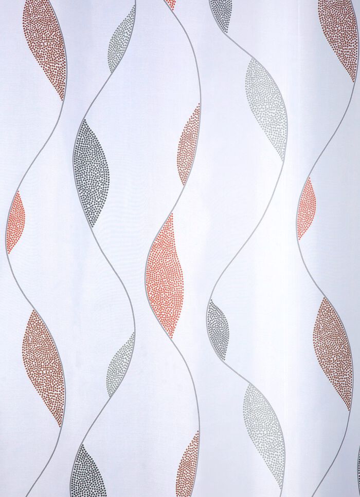 Store mit Punktewelle-Dessin 