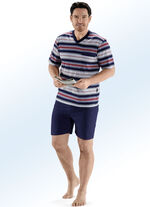 Zweierpack Shortys mit V-Ausschnitt und Brusttasche 