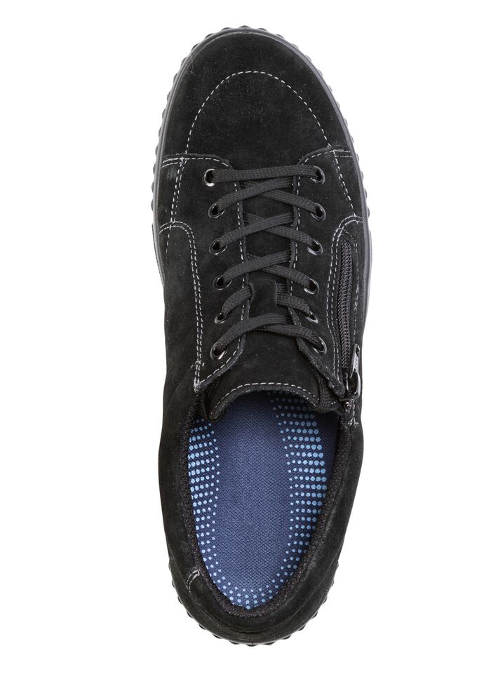 Schn&uuml;rschuh aus hochwertigem Rind-Veloursleder 