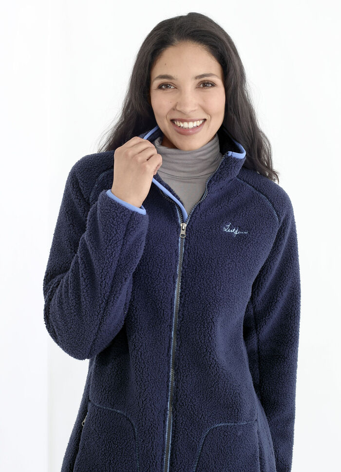 Kurzmantel mit gebondeter Plüsch-Innenausstattung 