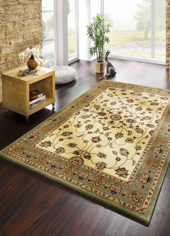 Brücken und Teppiche mit feinen floralen Details GRÜN