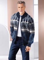 Jacke mit Jacquarddessin 