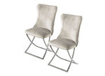 Trendige Esszimmer-Stühle, 2er-Set CREME