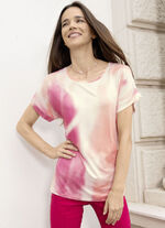 Shirt mit Batik-Optik 