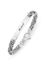 Königsketten-Armband aus Silber 