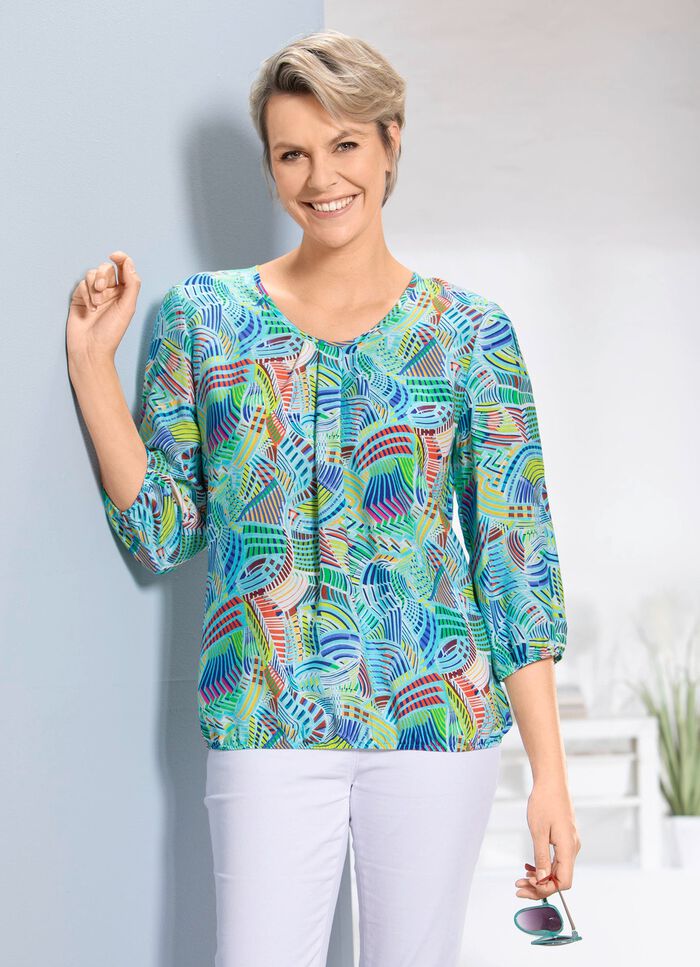 Tunika mit dekorativer F&auml;ltelung 