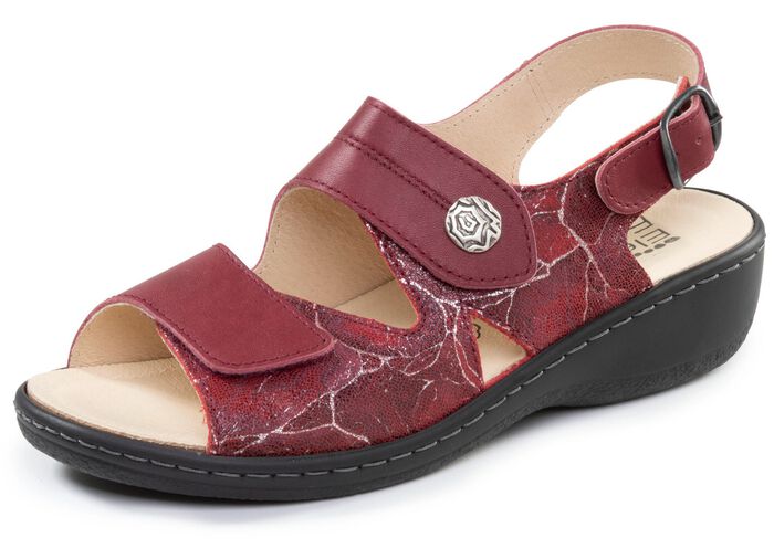 ELENA EDEN, bequeme Damen-Sandalen, Weite H, mit herausnehmbarem Fussbett 
