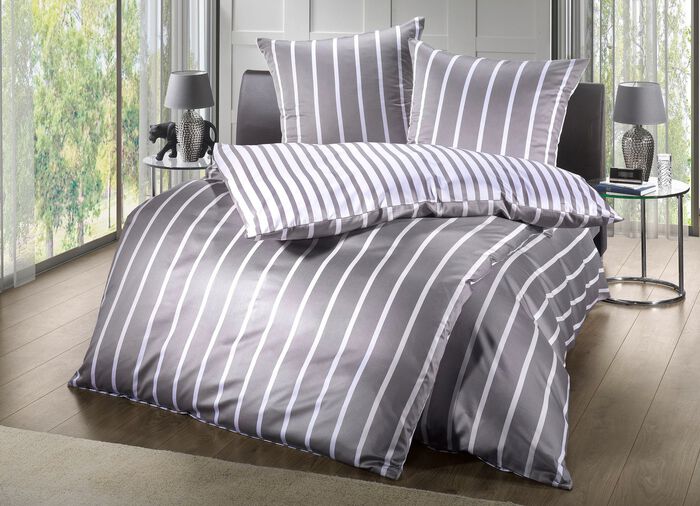 Angenehm weiche Bettwäsche-Garnitur von Janine TAUPE