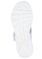 SKECHERS Sandale aus dehnbarem Textilmaterial WEISS
