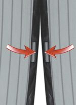 Insektenvorhang mit Magnetsystem, Schlie&szlig;t automatisch! 