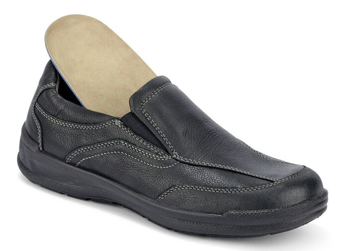 GINO GALANTE, klassische Herren-Slipper, mit herausnehmbarem Fussbett 