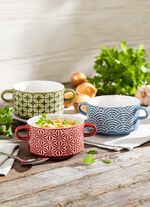 Genusst&ouml;pfchen, 3er-Set aus Keramik 