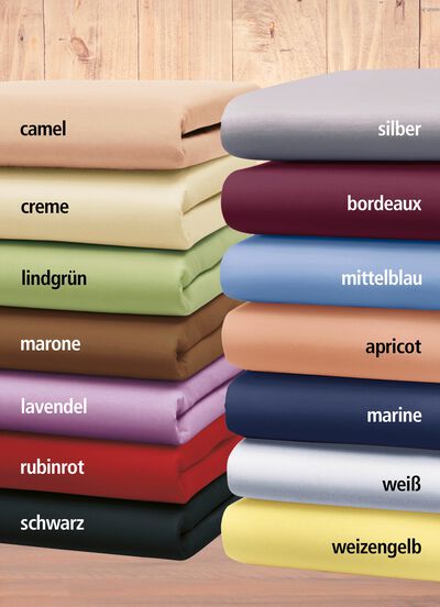 Edel-Jersey-Spannbetttuch mit Elasthan 