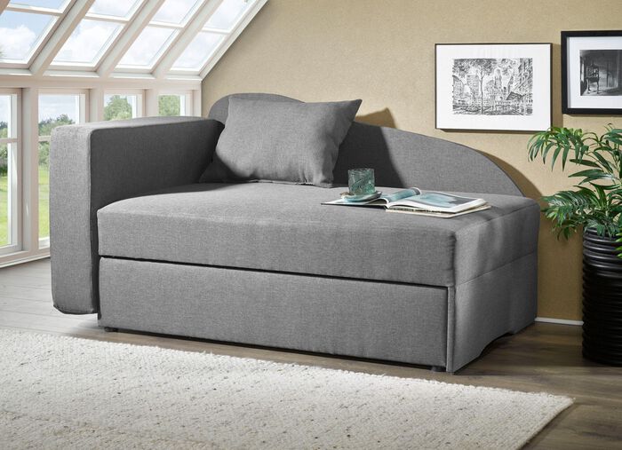 Schlafsofa mit Bonnellfederung GRAU