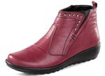 Gemini, bequeme Damen-Boots, Weite G, mit herausnehmbarem Fussbett BORDEAUX