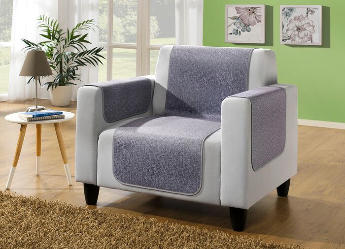 Wohnaccessoires mit Fleckschutz-Ausr&uuml;stung und Anti-Rutsch-Beschichtung SILBER