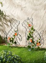 Rankhilfen &laquo;Katzen&raquo;, 2er-Set 