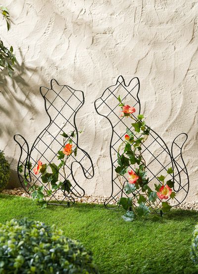 Rankhilfen &laquo;Katzen&raquo;, 2er-Set 