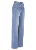 Jeans mit Bundfalten  HELLBLAU