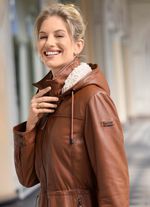 Lederkurzmantel von &laquo;Cabrini&raquo; 