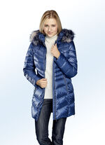 Daunen-Longjacke 
