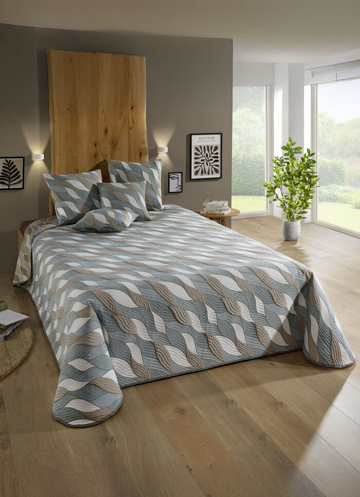 Tagesdecke und Kissenbezüge in Jacquard-Qualität GRÜN