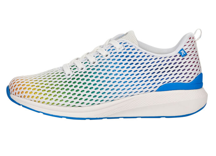 Rieker Sneaker mit Regenbogen-Farbverlauf WEISS-BUNT
