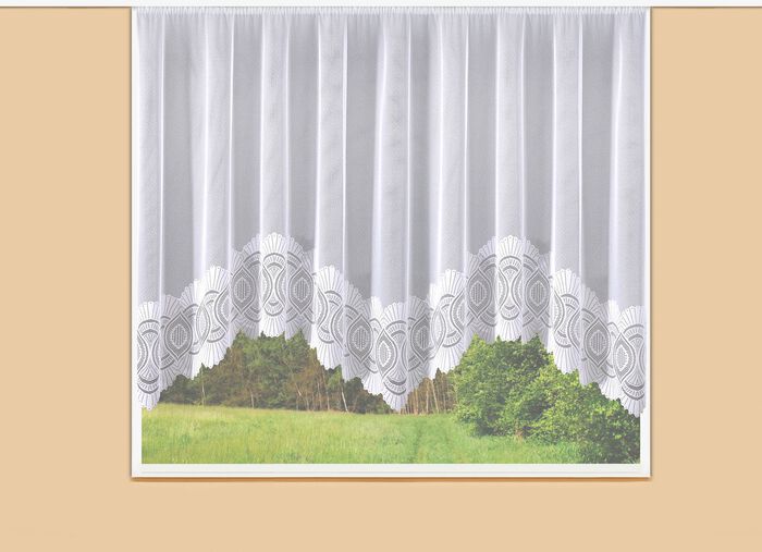 M-Bogenvorhang mit Universalschienenband 