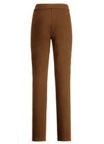 Hose im angesagten Materialmix COGNAC