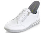 Waldläufer Schnürschuh aus hochwertigem Hirschleder WEISS