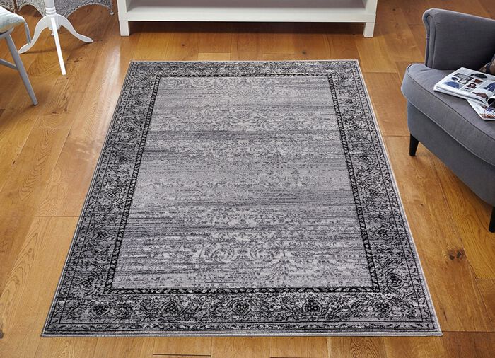 Gewebte Br&uuml;cken und Teppiche mit tollem DessinGewebte Br&uuml;cken und Teppiche mit tollem Dessin GRAU